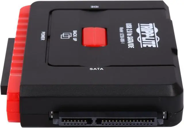 Alt view image 6 of 7 - Tripp Lite USB 2.0 to Serial ATA (SATA) and IDE Adapter for 2.5in / 3.5in / 5.25in Hard Drives (U238-000-1)