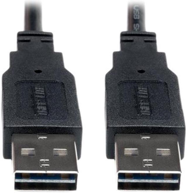 Main image of Tripp Lite Universal Reversible USB 2.0 A-Male to A-Male Cable - 6ft