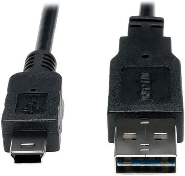Main image of Tripp Lite UR030-006 6 ft. Universal Reversible USB 2.0 Cable (Reversible A to 5Pin Mini B M/M)