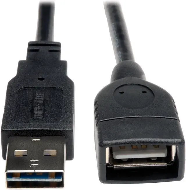 Alt view image 2 of 2 - Tripp Lite Universal Reversible USB 2.0 A-Male to A-Female Extension Cable - 6ft