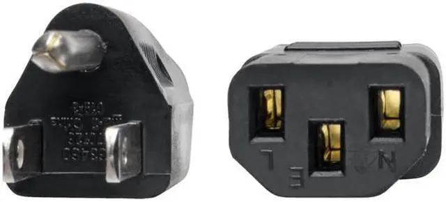 Alt view image 3 of 6 - Tripp Lite Universal Computer Power Cord, 10A, 18AWG (NEMA 5-15P to IEC-320-C13), 20-ft. (P006-020)