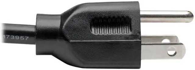 Alt view image 5 of 6 - Tripp Lite Universal Computer Power Cord, 10A, 18AWG (NEMA 5-15P to IEC-320-C13), 20-ft. (P006-020)