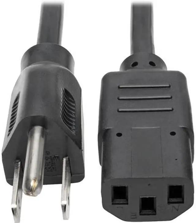 Main image of Tripp Lite Universal Computer Power Cord, 10A, 18AWG (NEMA 5-15P to IEC-320-C13), 25-ft. (P006-025)