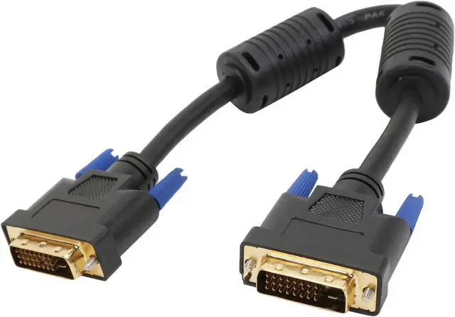 Main image of Tripp Lite P560-001 Black & White DVI-D to DVI-D Male to Male Black & White DVI Dual Link TMDS Cable