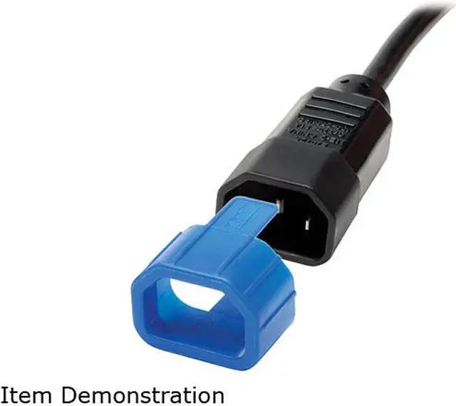 Alt view image 3 of 3 - Tripp Lite Model PLC13BL Plug-Lock Inserts for C14 Power Cords