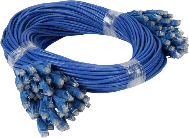 Alt view image 2 of 3 - TRIPP LITE N201-005-BL50BP 5 ft. Cat 6 Blue Patch Cable