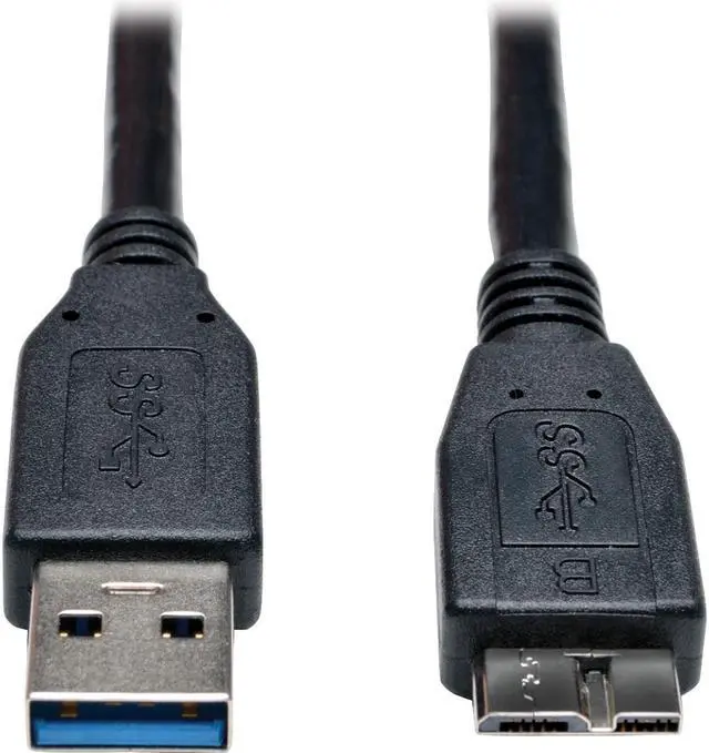 Main image of Tripp Lite U326-003-BK Black SuperSpeed Device Cable A to Micro-B