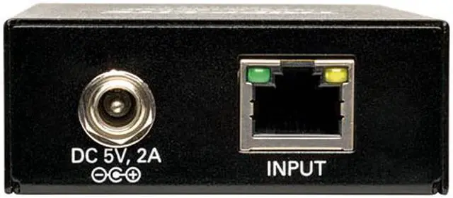 Alt view image 2 of 3 - Tripp Lite 2-Port HDMI over Cat5/Cat6 Active Extender/Splitter, Remote Receiver for Video and Audio, 1080p @ 60 Hz, Up to 200-ft. (B126-2A0)