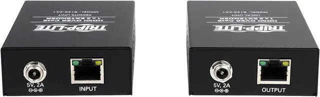 Alt view image 5 of 6 - Tripp Lite 1 x 2 HDMI over Cat5/Cat6 Extender Kit, Transmitter and Receiver, 1080p @ 60 Hz, Up to 200-ft. (B126-2A1)