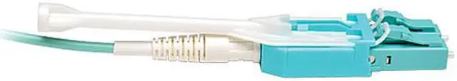 Alt view image 2 of 2 - Tripp Lite 10Gb Duplex Multimode 50/125 OM3 LSZH Fiber Patch Cable with Push/Pull Tab Connectors, (LC/LC) - Aqua, 3M (10-ft.) (N820-03M-T)