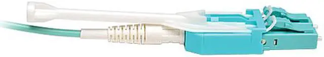 Alt view image 2 of 2 - Tripp Lite 10Gb Duplex Multimode 50/125 OM3 LSZH Fiber Patch Cable with Push/Pull Tab Connectors, (LC/LC) - Aqua, 5M (16-ft.) (N820-05M-T)