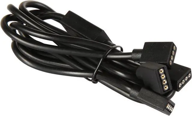 Cooler Master 1 To 3 RGB Fan Adapter Cable 4pin/5pin 12V Computer Case Fan Conne