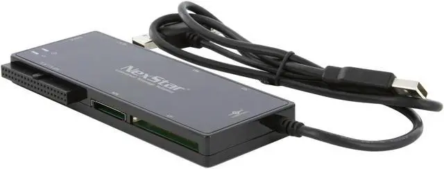 Main image of Vantec NexStar SATA/IDE to USB 2.0 Universal Storage Adapter with 66-in-1 Card Reader - Model CB-ISATACR