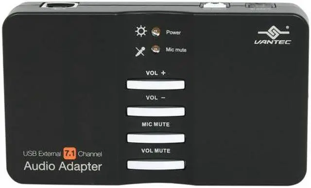 Alt view image 5 of 6 - Vantec USB External 7.1 Channel Audio Adapter - Model NBA-200U
