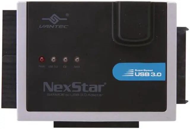 Alt view image 3 of 7 - VANTEC CB-ISATAU3 NexStar SATA/IDE to USB 3.0 Adapter - 2.5"/3.5"/5.25"/SSDs