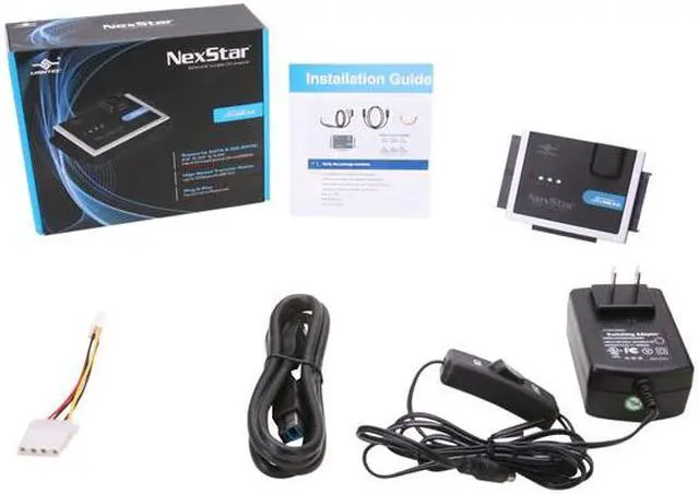 Alt view image 8 of 7 - VANTEC CB-ISATAU3 NexStar SATA/IDE to USB 3.0 Adapter - 2.5"/3.5"/5.25"/SSDs