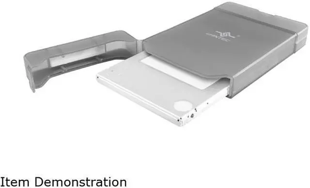Alt view image 3 of 6 - VANTEC CB-STU3-2PB USB 3.0 to 2.5" SATA HDD Adapter with Case