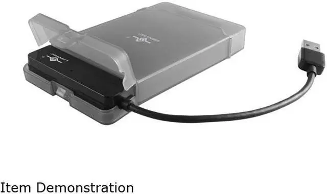 Alt view image 2 of 6 - VANTEC CB-STU3-2PB USB 3.0 to 2.5" SATA HDD Adapter with Case