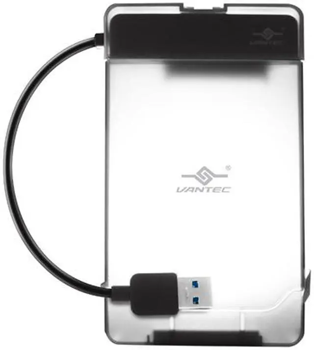 Alt view image 5 of 6 - VANTEC CB-STU3-2PB USB 3.0 to 2.5" SATA HDD Adapter with Case