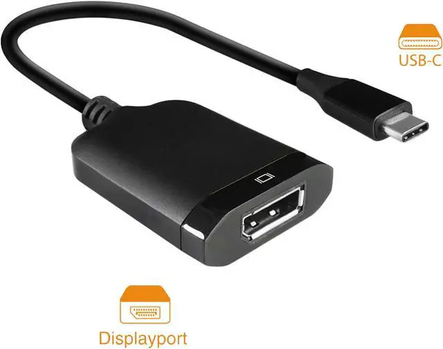 Alt view image 5 of 11 - VANTEC CB-CU300DP12 VLink USB-C To DisplayPort™ 1.2 4K/60Hz Active Adapter