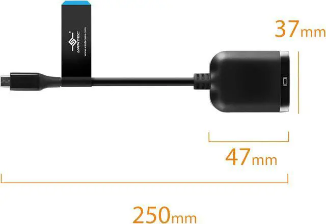 Alt view image 4 of 11 - VANTEC CB-CU300DP12 VLink USB-C To DisplayPort™ 1.2 4K/60Hz Active Adapter