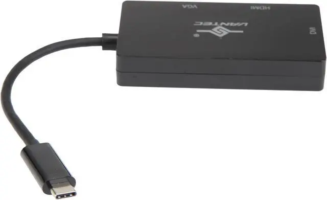 Alt view image 4 of 5 - VANTEC CB-CU301HDV USB-C 3 in 1 Video Adapter USB Type-C to HDMI / DVI / VGA