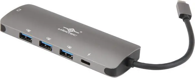Main image of VANTEC CB-CU301HSPD USB-C 3-Port Hub with Power Deliver + HDMI
