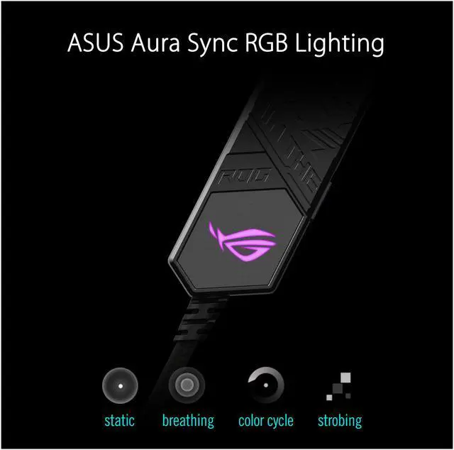 Alt view image 4 of 6 - ASUS ROG Clavis USB-C Gaming DAC (ESS 9281 QUAD DAC amplifier, AI Noise-Canceling Mic, MQA Rendering, Aura Sync RGB, Compatible with PC, mobile, PlayStation 5, and Switch)