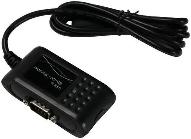 Alt view image 3 of 6 - Koutech Model IO-USP210 USB to Serial+Parallel Port Adapter