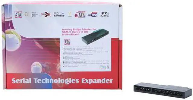 Alt view image 4 of 4 - Koutech IO-ASA120 IDE to SATA II Device Adapter