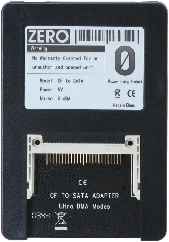 Alt view image 2 of 6 - Koutech IO-ASC100 SATA to CompactFlash/SSD Adapter with Case