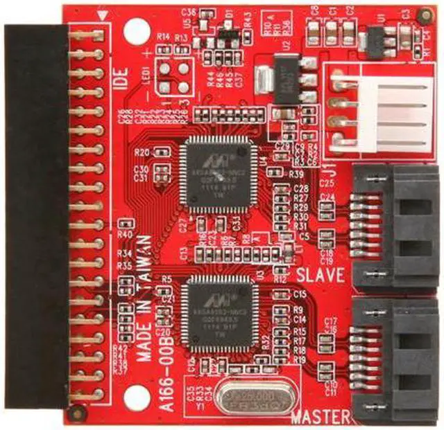 Alt view image 3 of 6 - Koutech IO-ASA221 IDE-to-Dual SATA II Device Adapter