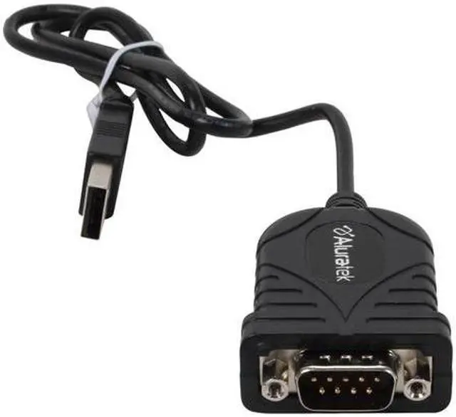 Alt view image 2 of 3 - Aluratek USB to Serial DB9 RS232 Cable AUS100