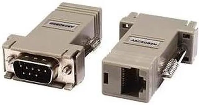 Alt view image 2 of 2 - Raritan ASCSDB9M RJ-45(F) TO DB9(M) Serial Adapter