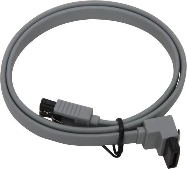 Alt view image 2 of 3 - XION XON-SATA918ML_Silver 1.5 ft. SATA II with Metal Latch Cable