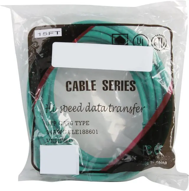 Alt view image 3 of 3 - BYTECC C6EB-15G 15 ft. Cat 6 Green Enhanced 550MHz Patch Cables