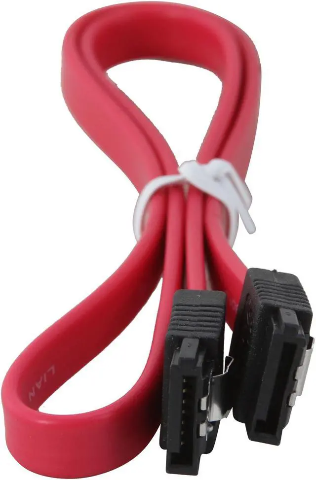 Alt view image 2 of 3 - BYTECC SATA-118C 1.5 ft. Serial ATA-150/300 Cable w/ Locking Latch