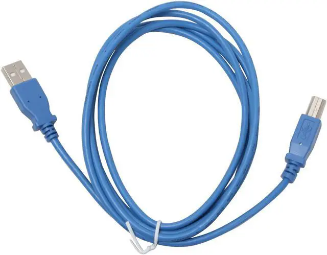Alt view image 2 of 2 - BYTECC USB2-6AB-B Blue Type A Male to Type B Male Cable