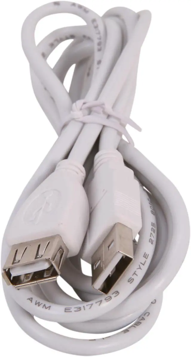 Alt view image 2 of 3 - BYTECC USB2-6MF-W White Type A Male to Type A Female USB 2.0 Extension Cable