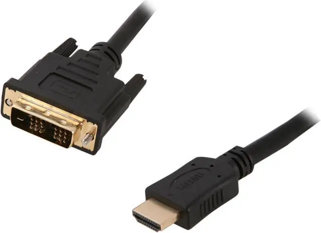 Main image of BYTECC HMD-6 6 ft. Black HDMI High Speed Male to DVI-D Male Single Link Cable Male to Male