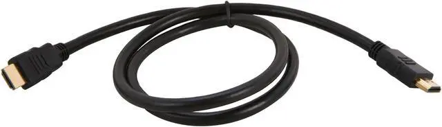 Alt view image 2 of 3 - BYTECC HM-3 3 ft. Black HDMI High Speed Cable Male to Male