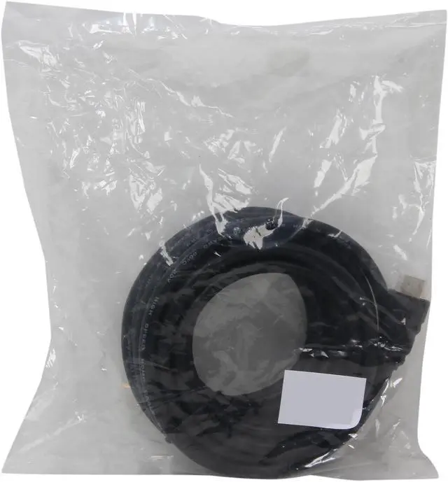 Alt view image 3 of 3 - BYTECC HM-15 15 ft. Black HDMI male to male HDMI High Speed Male to Male Cable Male to Male