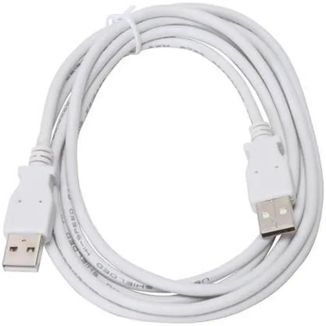 Alt view image 2 of 2 - BYTECC USB2-6AA-W White USB 2.0 Type A Male to Type A Male