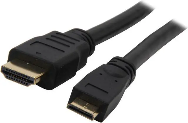 Main image of BYTECC HM-MINI6 6 ft. Black HDMI Male to HDMI mini Male HDMI Male to HDMI mini Male High Speed Cable Male to Male