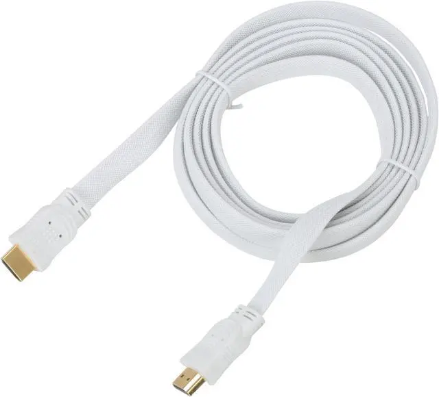 Main image of BYTECC HM-F2MW 6 ft. White HDMI male to male HDMI High Speed Male to Male White Cable - Retail pack Male to Male