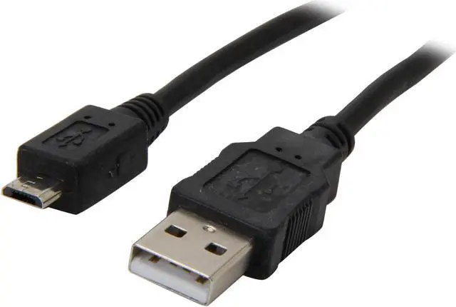 Main image of BYTECC USB2-3MICRO Black USB A Male to Micro USB B Male 28AWG/24AWG Cable