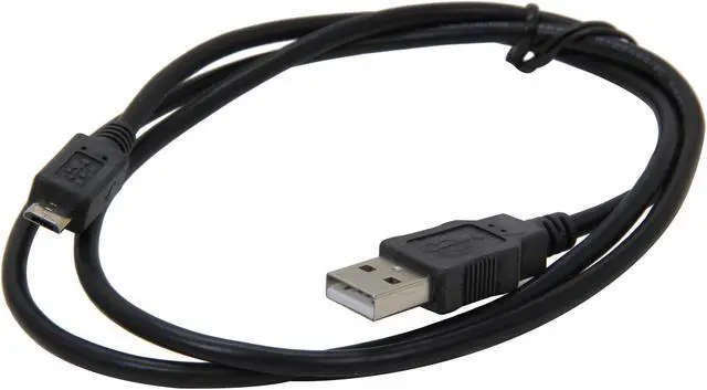 Alt view image 2 of 3 - BYTECC USB2-3MICRO Black USB A Male to Micro USB B Male 28AWG/24AWG Cable