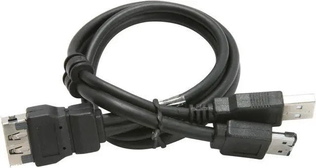 Alt view image 2 of 2 - BYTECC USATA-118UE 1.5 ft. USB + eSATA to USB/eSATA Cable