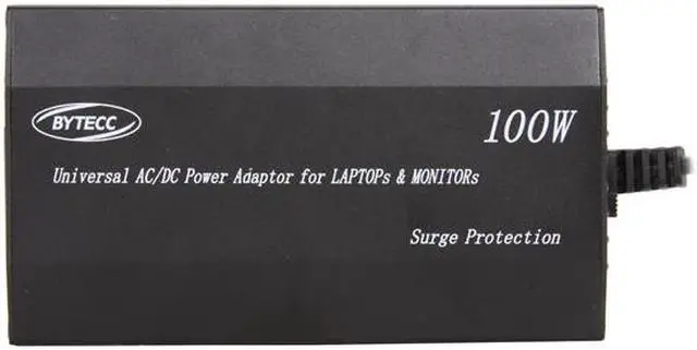 Alt view image 5 of 7 - BYTECC PW-100W 100W 2 in 1 AC/DC Universal Laptop/Monitor Power Adaptor