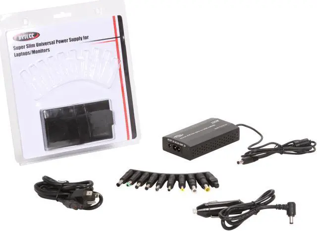 Alt view image 7 of 7 - BYTECC PW-100W 100W 2 in 1 AC/DC Universal Laptop/Monitor Power Adaptor